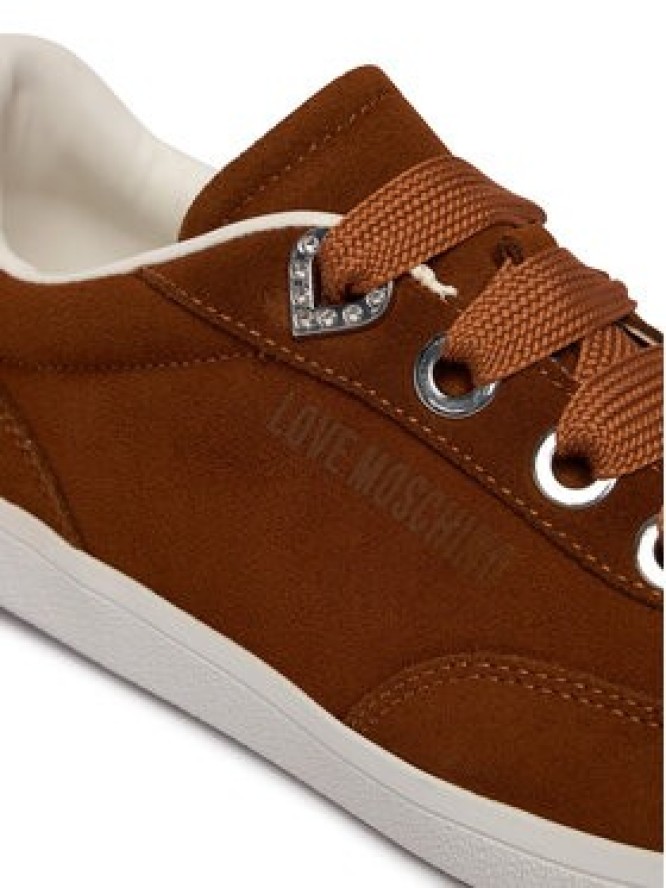 LOVE MOSCHINO Sneakersy JA15142G1OIG0200 Brązowy