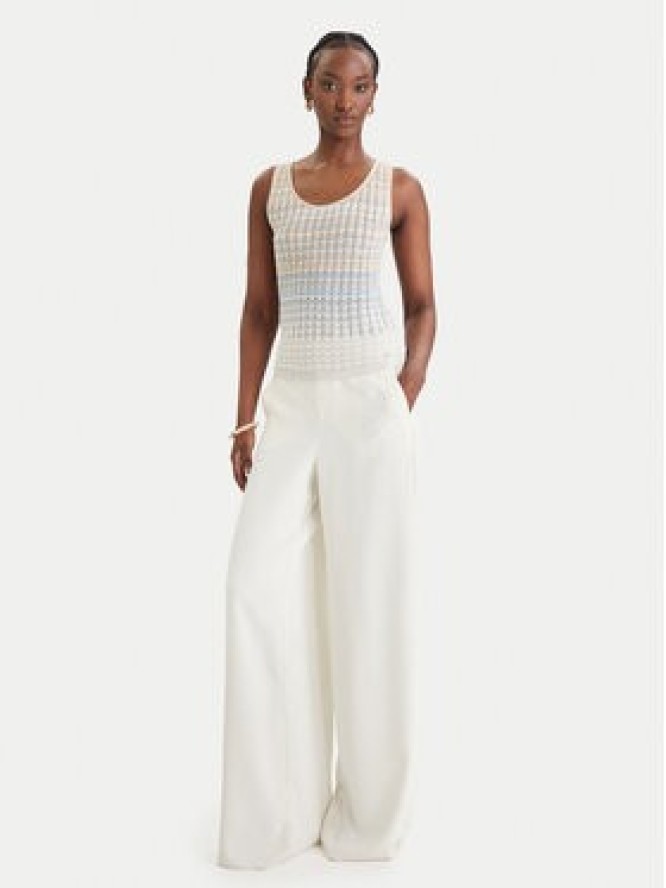 Guess Sweter W6GR08 Z0589 Beżowy Regular Fit