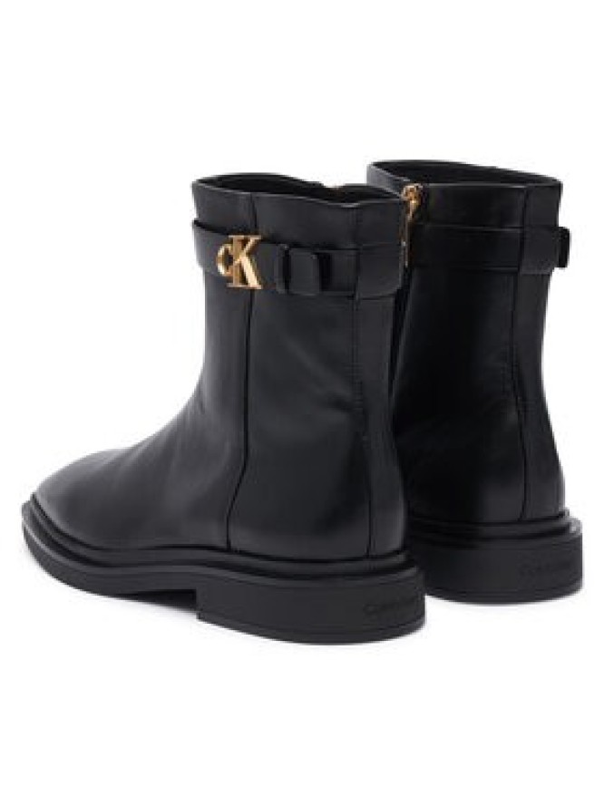 Calvin Klein Botki HW0HW03186 Czarny