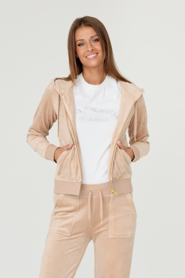JUICY COUTURE Beżowa damska bluza Robertson, Rozmiar XL