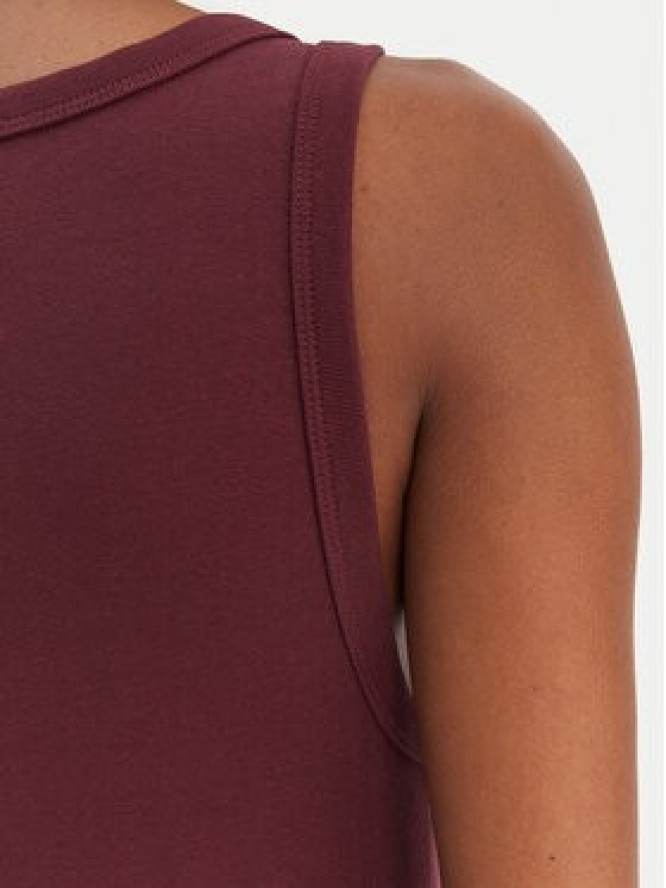 HUGO Top Datamia 50514489 Bordowy Slim Fit