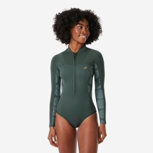 Krótka pianka surfingowa damska Decathlon 500 długi rękaw 1,5 mm