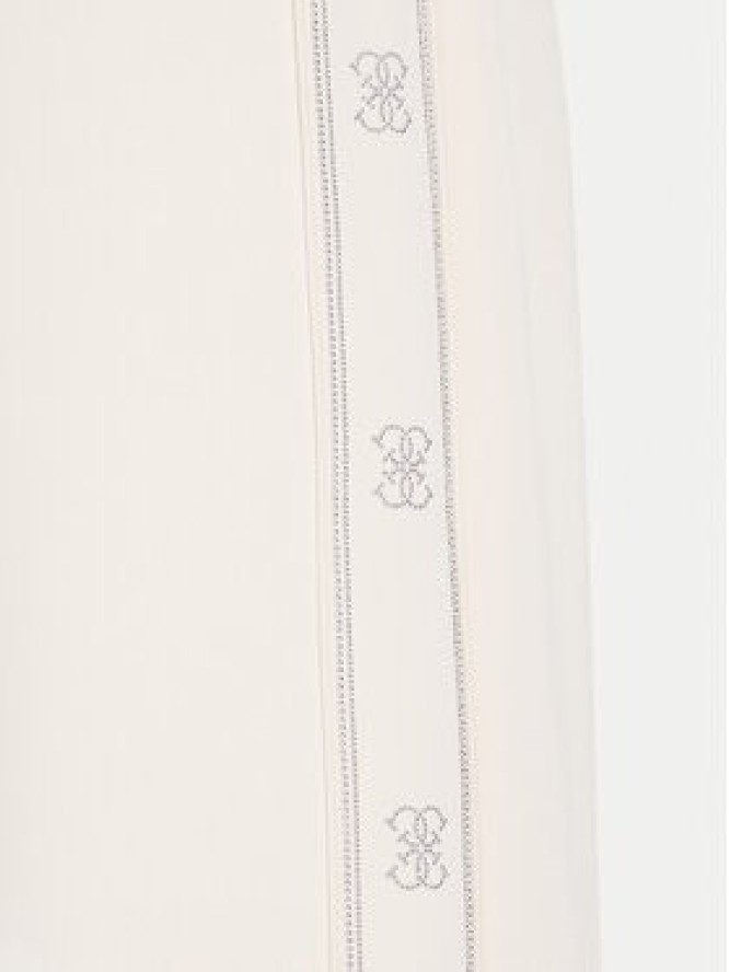 Guess Spodnie dresowe V5BB12 KCX22 Beżowy Wide Leg