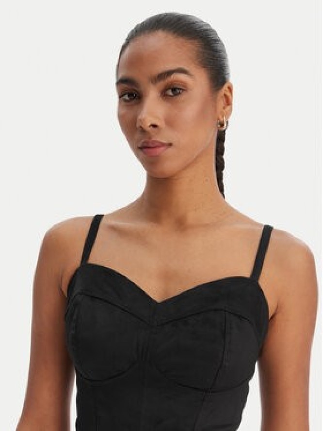 Guess Top W6RH03 WJ472 Czarny Slim Fit