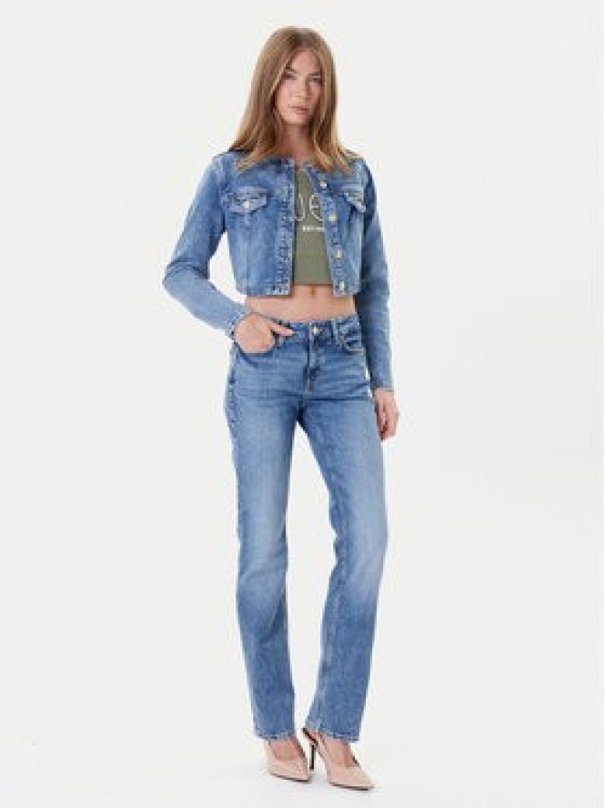 Guess Kurtka jeansowa W5YN53 D5QP2 Niebieski Regular Fit