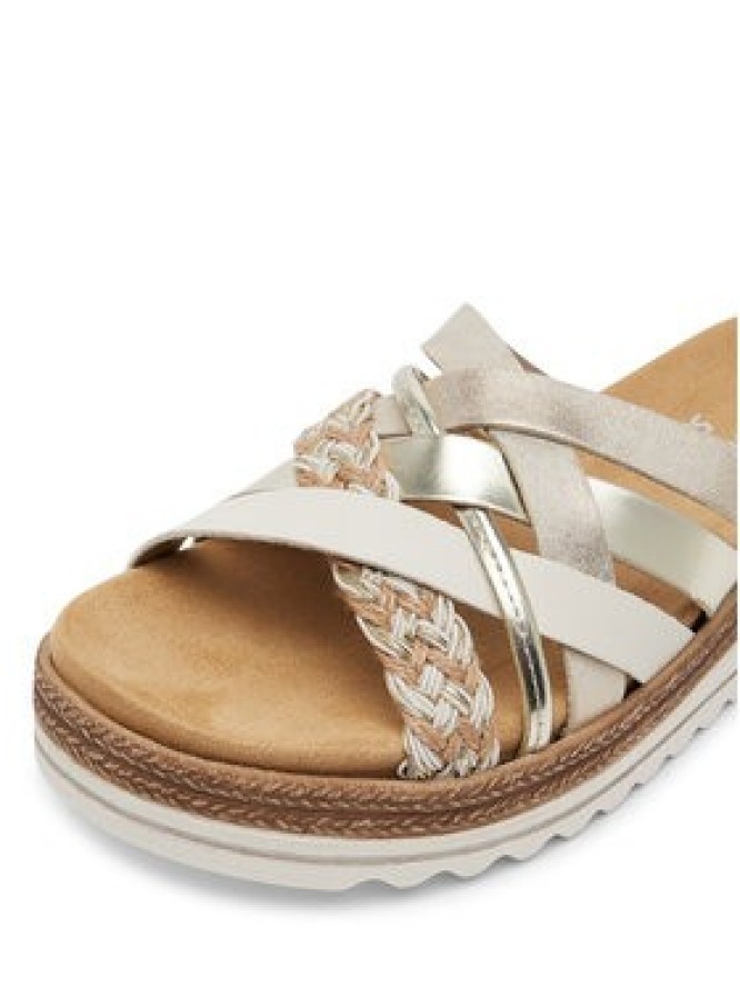 Remonte Klapki D0Q50-90 Złoty