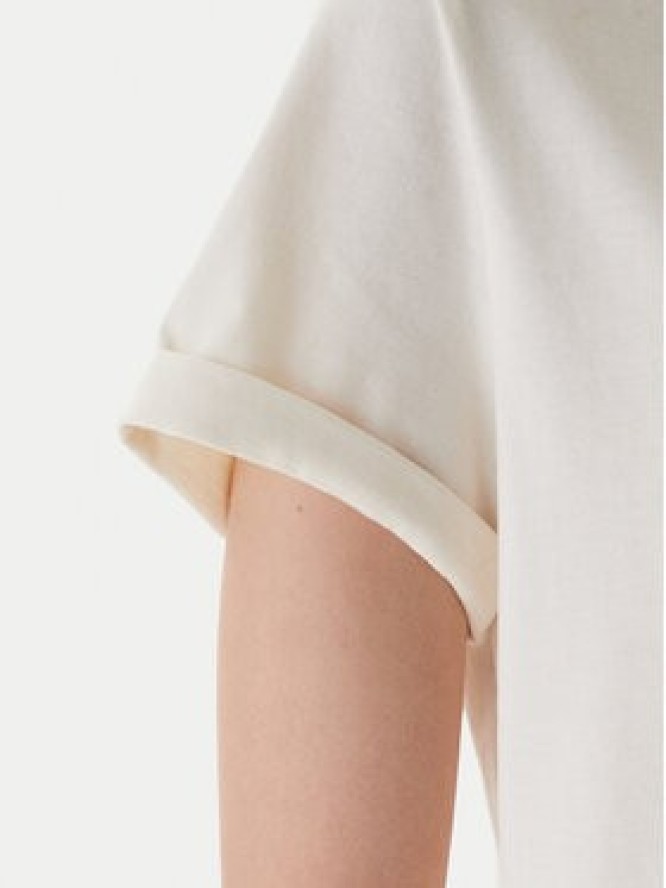 Mustang T-Shirt Monroe 1016755 Écru Relaxed Fit