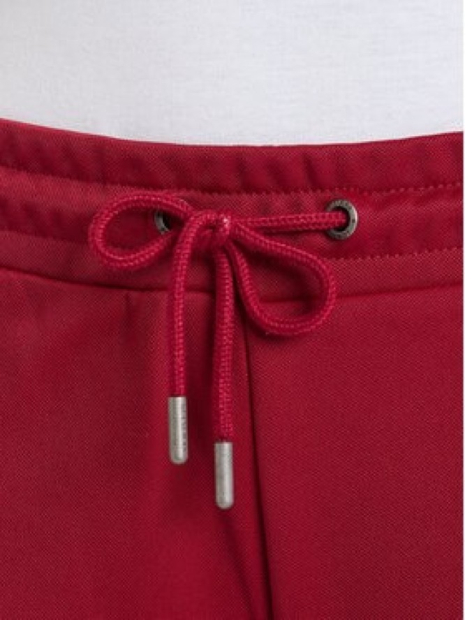Guess Spodnie dresowe W5BB58 FL04W Bordowy Regular Fit