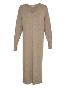 MOSS COPENHAGEN Sukienka "Hermine Rachelle" w kolorze brązowym rozmiar: XS/S