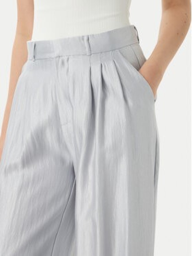 Eleh Spodnie materiałowe SS260403 Błękitny Relaxed Fit