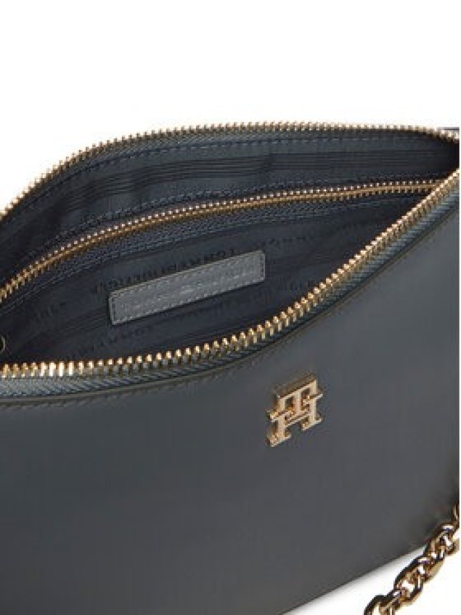 Tommy Hilfiger Torebka Th Glam Conv Med Crossover AW0AW18143 Szary