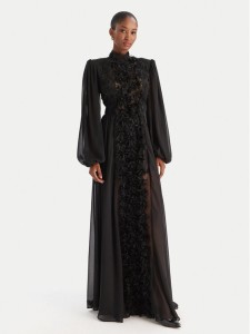 Babylon Sukienka wieczorowa S00827 Czarny Regular Fit