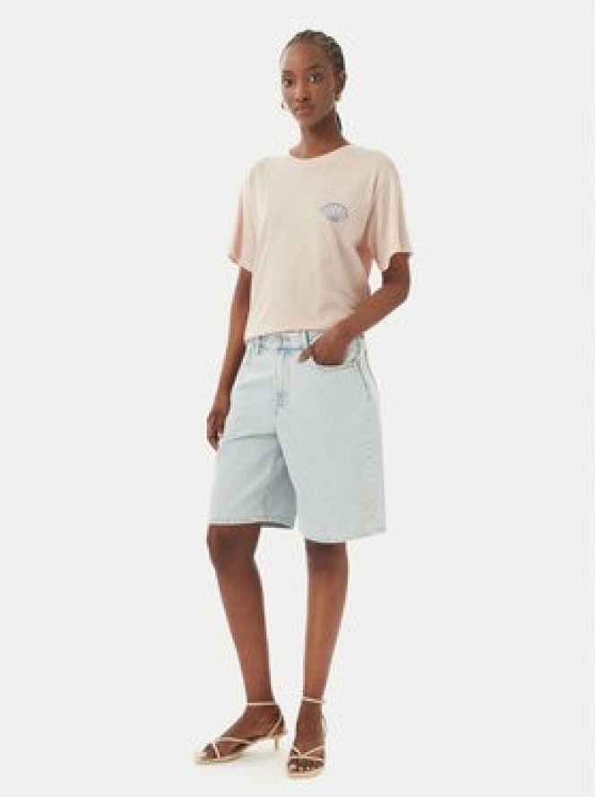 ONLY T-Shirt Celine 15374989 Różowy jasny Regular Fit