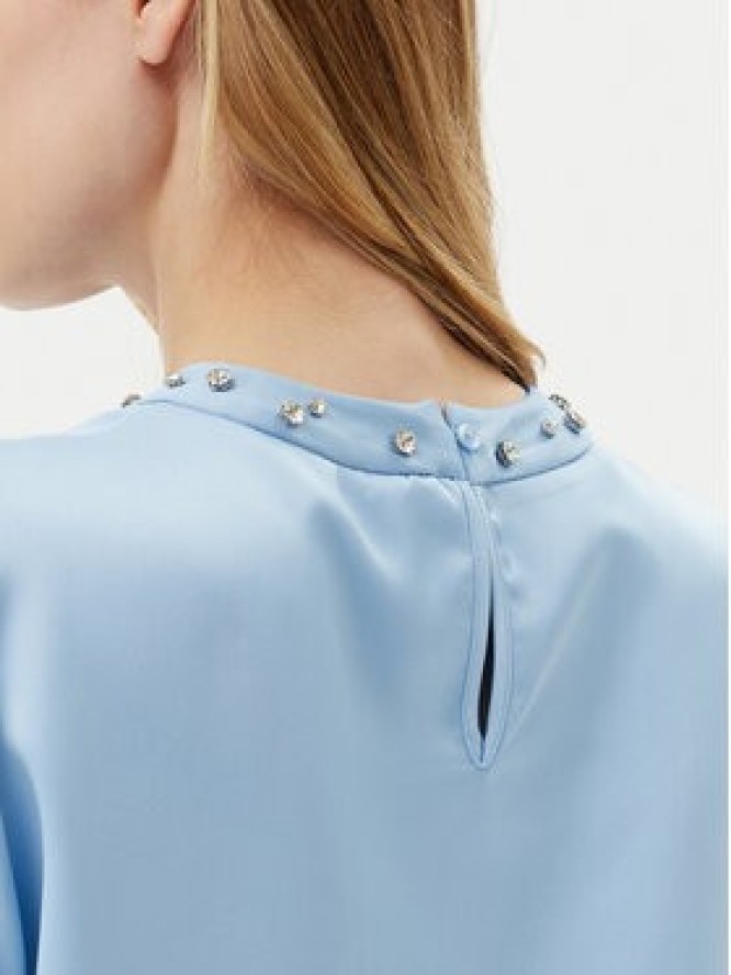 Imperial Bluzka RIC3JBA Niebieski Regular Fit