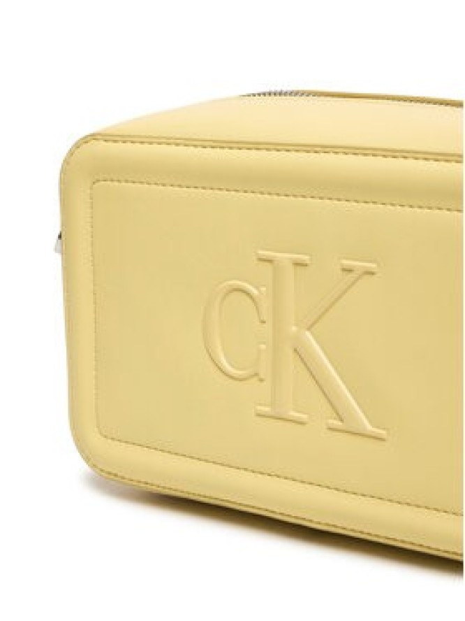 Calvin Klein Torebka Bold Ck Camera Bag LV04F3220G Beżowy