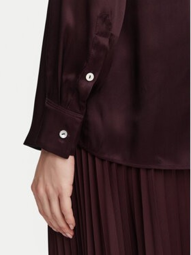 Marella Koszula Alfio 2623116045 Bordowy Regular Fit