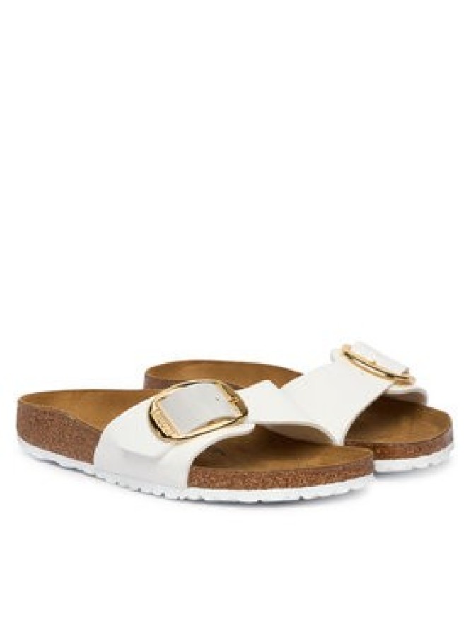 Birkenstock Klapki Madrid Big Buckle 1019814 Biały