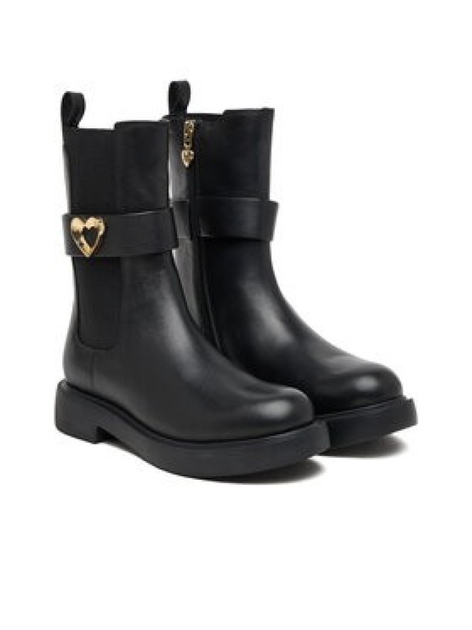 LOVE MOSCHINO Botki JA24044G0NIA0000 Czarny