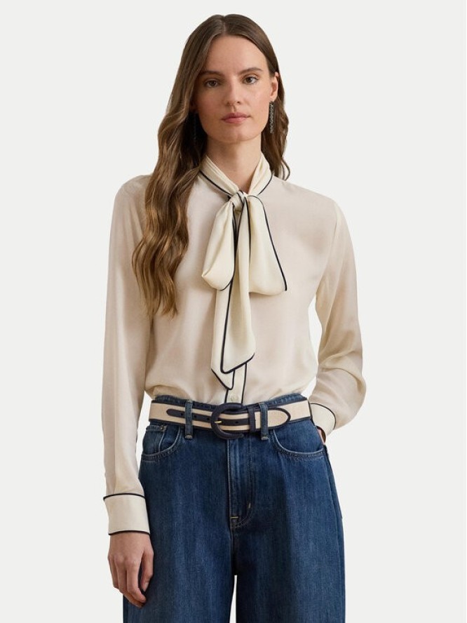 LAUREN RALPH LAUREN Koszula 200957396003 Beżowy Regular Fit