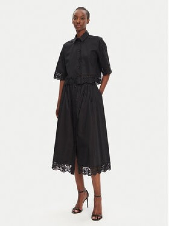 TWINSET Koszula 251TT2093 Czarny Loose Fit