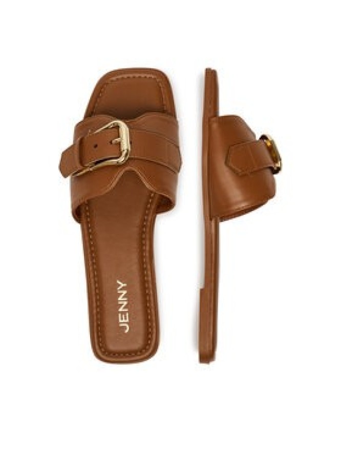 JENNY Klapki RS24SS03-160 Brązowy