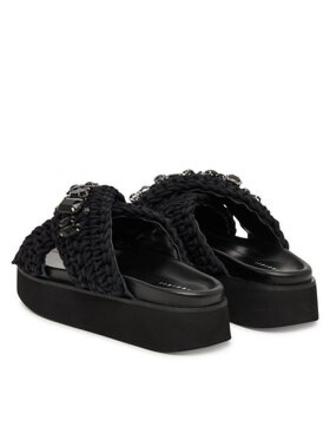 Inuikii Klapki Woven Stones Platform 1004.005.0043 Czarny