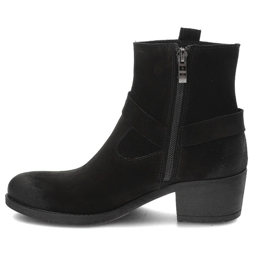 Czarne Kowbojki Armodo Stylowe Obuwie Damskie