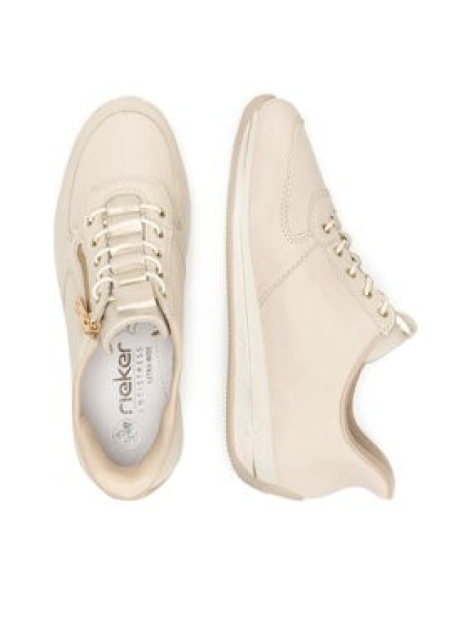 Rieker Półbuty N1156-60 Beżowy