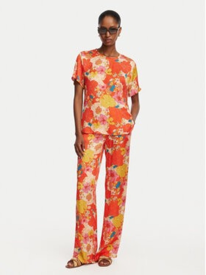 Liu Jo Spodnie materiałowe WA6484 T473A Czerwony Relaxed Fit