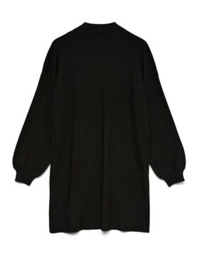 Vero Moda Sukienka dzianinowa Nancy 10249116 Czarny Relaxed Fit