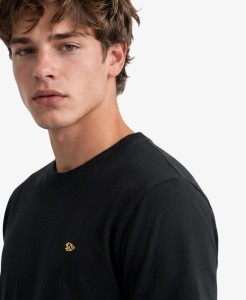 superdry SD&Co Koszulka z haftem Slim Fit Bawełna Organiczna