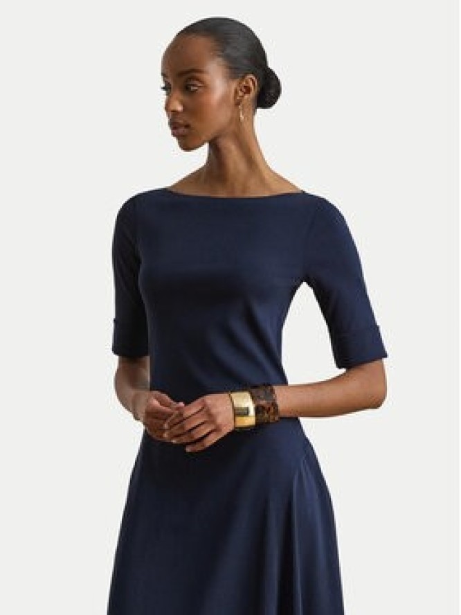 LAUREN RALPH LAUREN Sukienka koktajlowa Munzie 200973599005 Granatowy Regular Fit