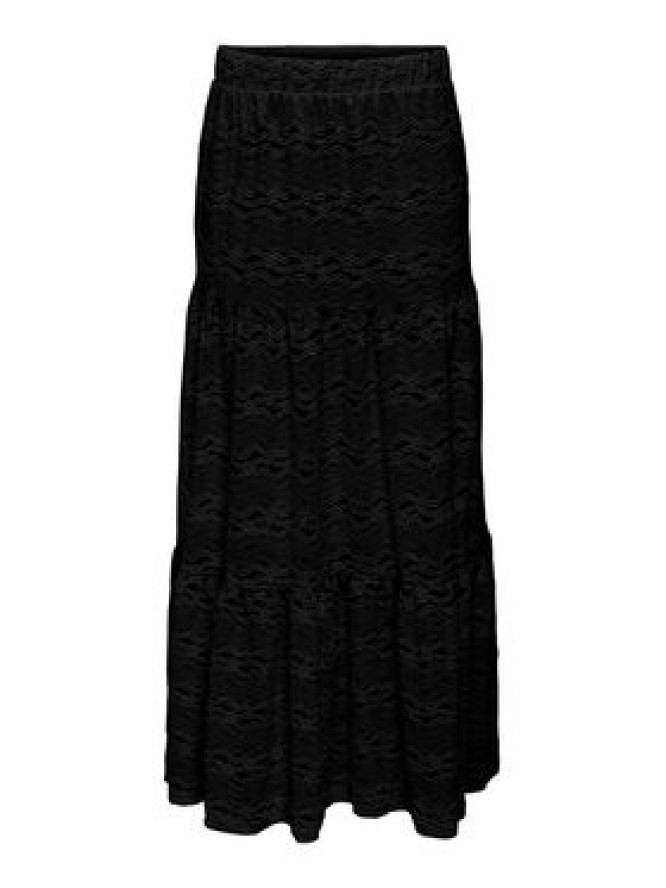 ONLY Spódnica maxi Luna 15353206 Czarny Regular Fit