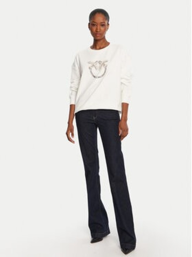 PINKO Bluza Nelly 100534 A2RO Biały Regular Fit