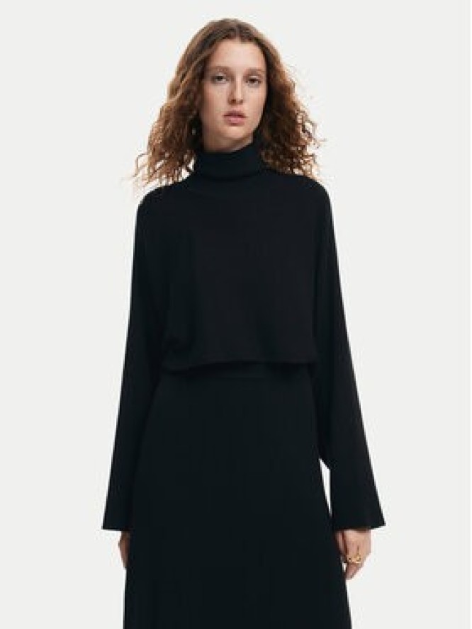 Desigual Komplet sweter i sukienka Dijon 24WWVF13 Czarny Regular Fit