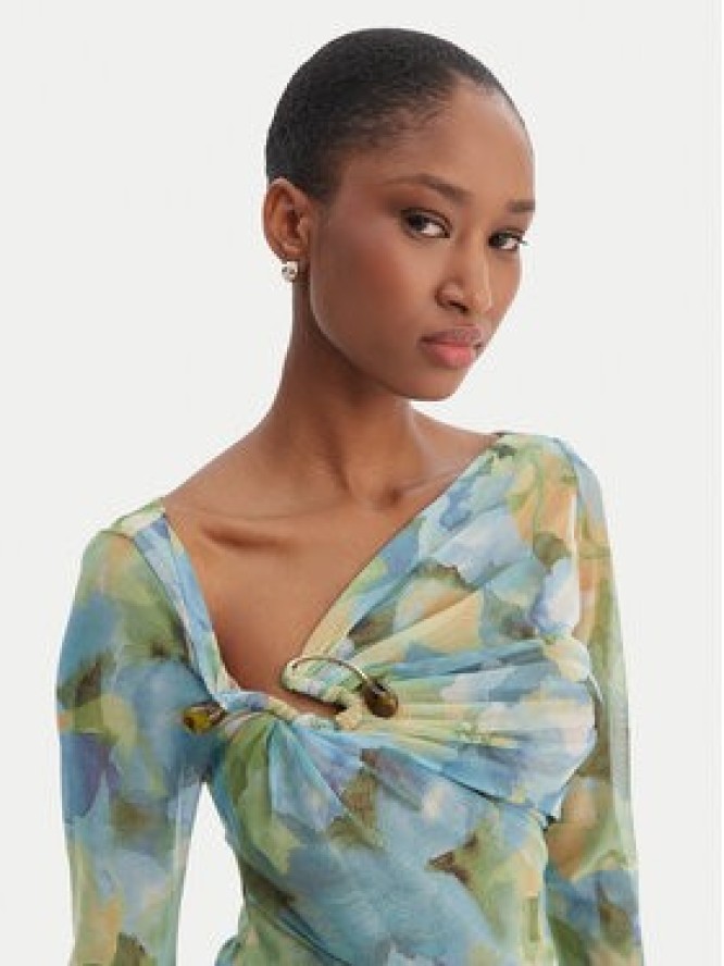 Bardot Bluzka Marisol 60306TB Zielony Slim Fit