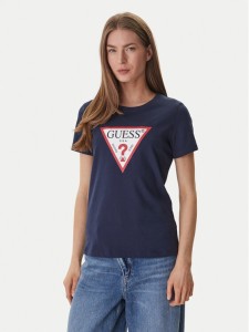 Guess T-Shirt W1YI1B I3Z14 Granatowy Regular Fit