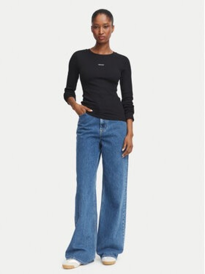 Guess Jeans Bluzka W6BP05 K5470 Czarny Slim Fit