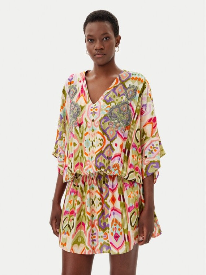 LOLA CASADEMUNT Sukienka letnia LS2516049 Kolorowy Regular Fit