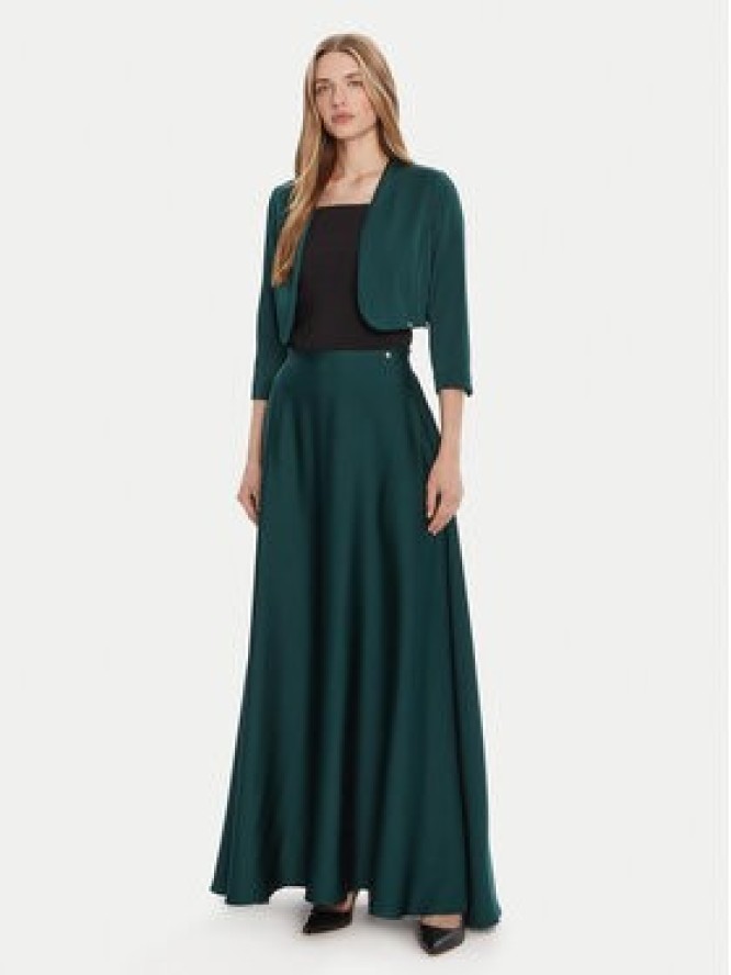 Rinascimento Spódnica trapezowa CFC0125080003 Zielony Regular Fit