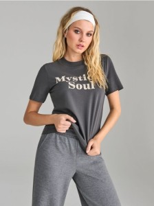 Koszulka z krótkim rękawem - szary