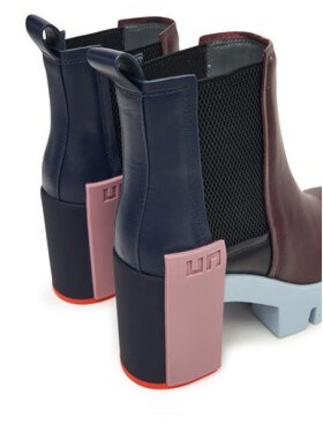 United Nude Botki Grip Chelsea Mid IV 1095992516 Bordowy