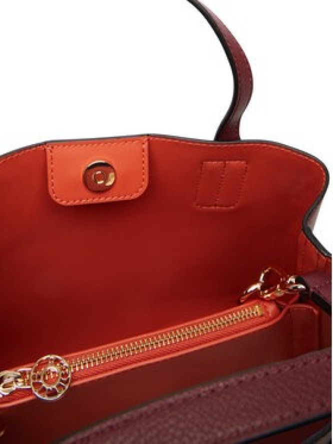 Tommy Hilfiger Torebka Th Icon Mini Satchel AW0AW18722 Bordowy