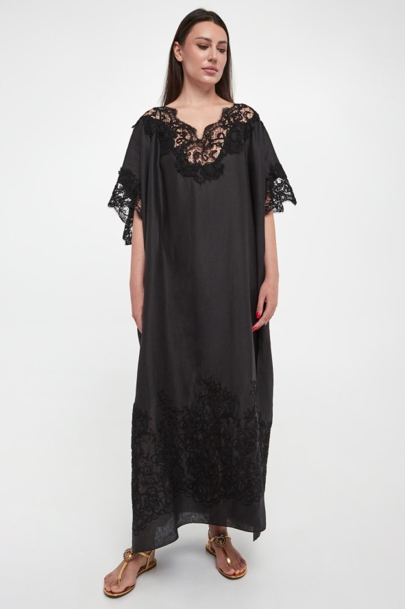 Sukienka lniana ERMANNO SCERVINO LIFE