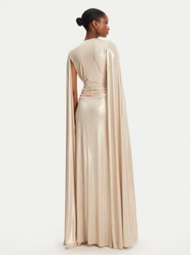 Babylon Sukienka wieczorowa MF0223 Złoty Regular Fit