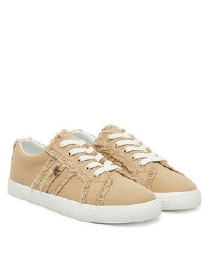 LAUREN RALPH LAUREN Sneakersy Janson Fray 802967040004 Beżowy