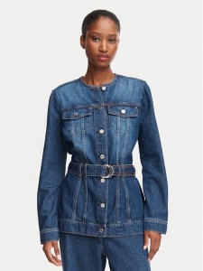 Guess Kurtka jeansowa W6YN04 D1342 Niebieski Regular Fit