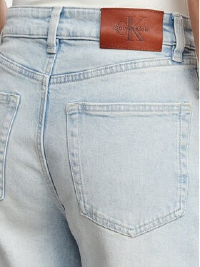 Calvin Klein Jeans Jeansy LV047F669G Niebieski Mom Fit