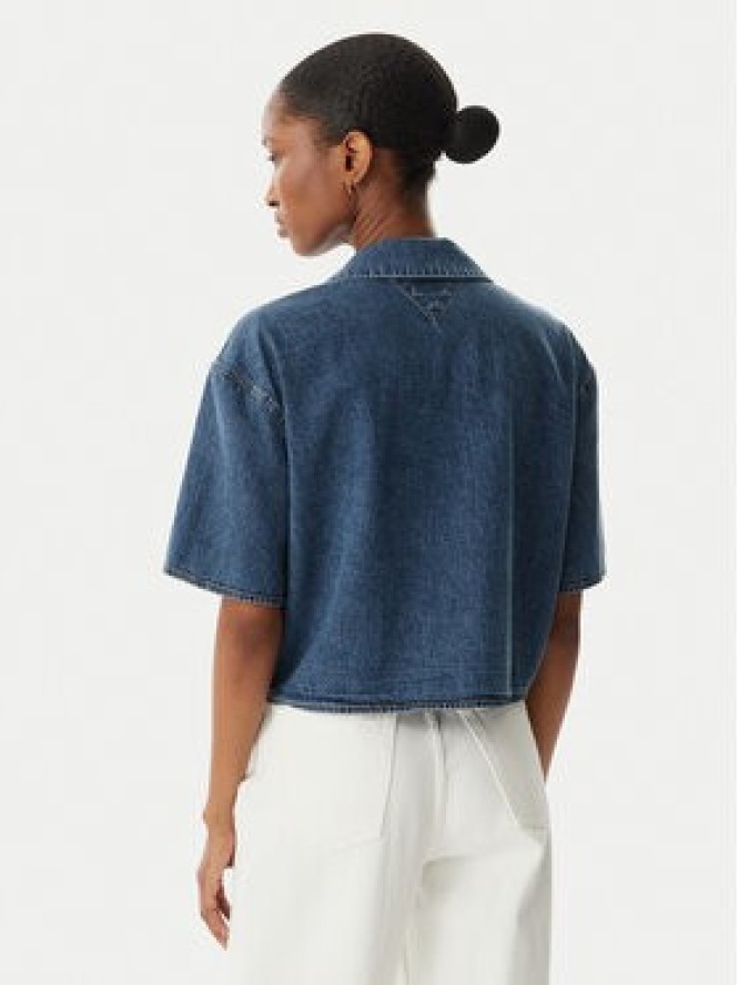 Tommy Jeans Koszula jeansowa DW0DW22216 Niebieski Relaxed Fit
