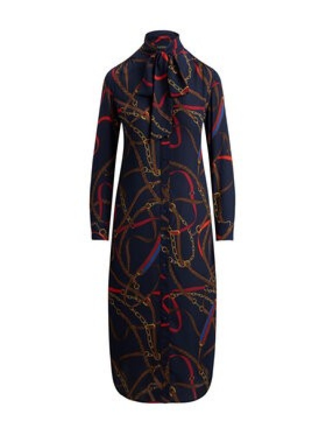 LAUREN RALPH LAUREN Sukienka koszulowa 200P03552001 Granatowy Regular Fit